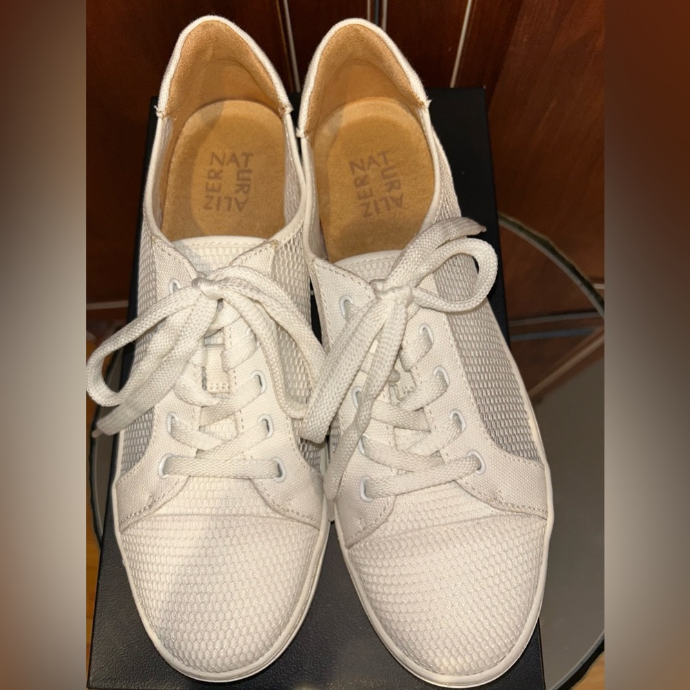 Naturalizer Off-White Mesh Sneakers